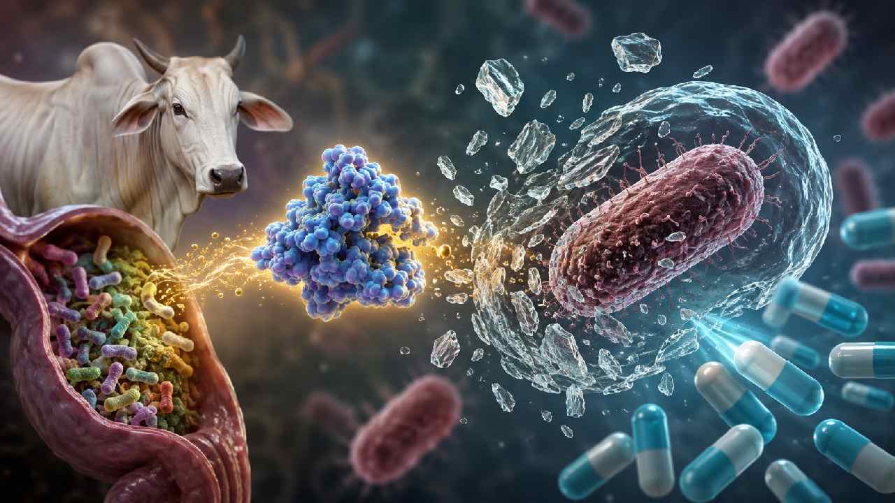 iisc cow gut enzyme superbug crhab acinetobacter baumannii