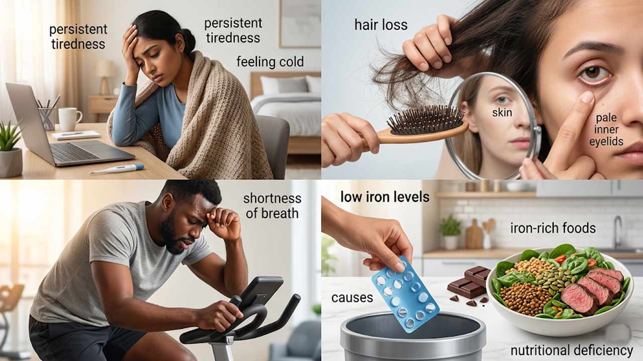 Iron Deficiency: నిద్రపోయినా అలసటగా ఉందా? ఐరన్‌ లోపానికి ఈ 6 సంకేతాలు కావచ్చు..!