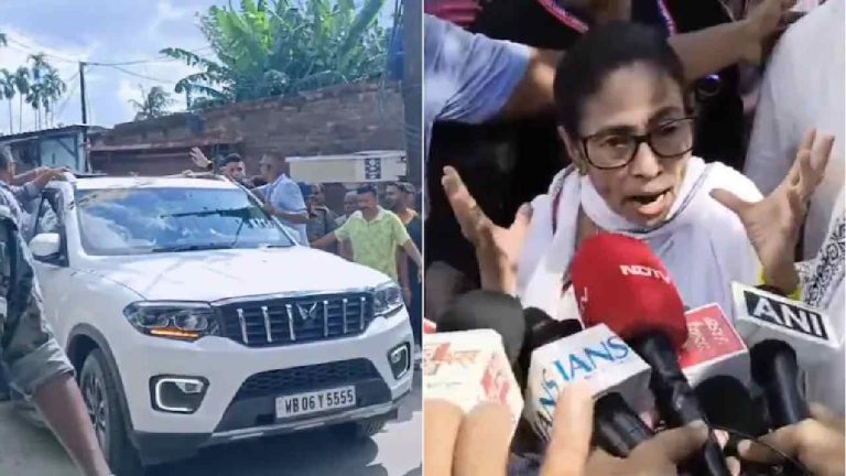 Mamata Banerjee: మమతా బెనర్జీ కాన్వాయ్‌పై చెప్పులతో దాడి.. బెంగాల్‌లో తీవ్ర ఉద్రిక్తత..