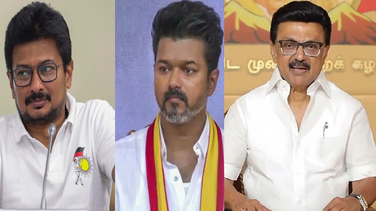 mk stalin slams vijay government udhayanidhi stalin arrest