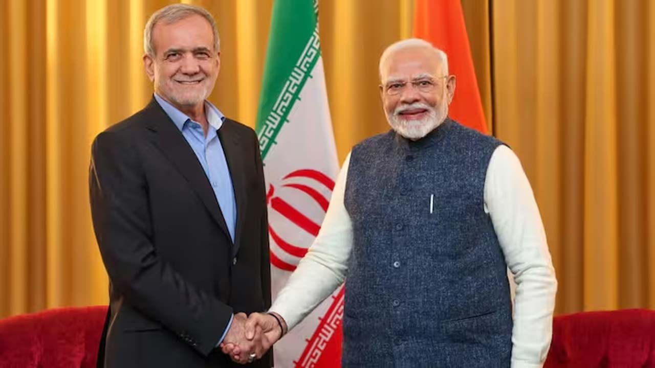 pm modi meets iran president masoud pezeshkian kyrgyzstan sco summit