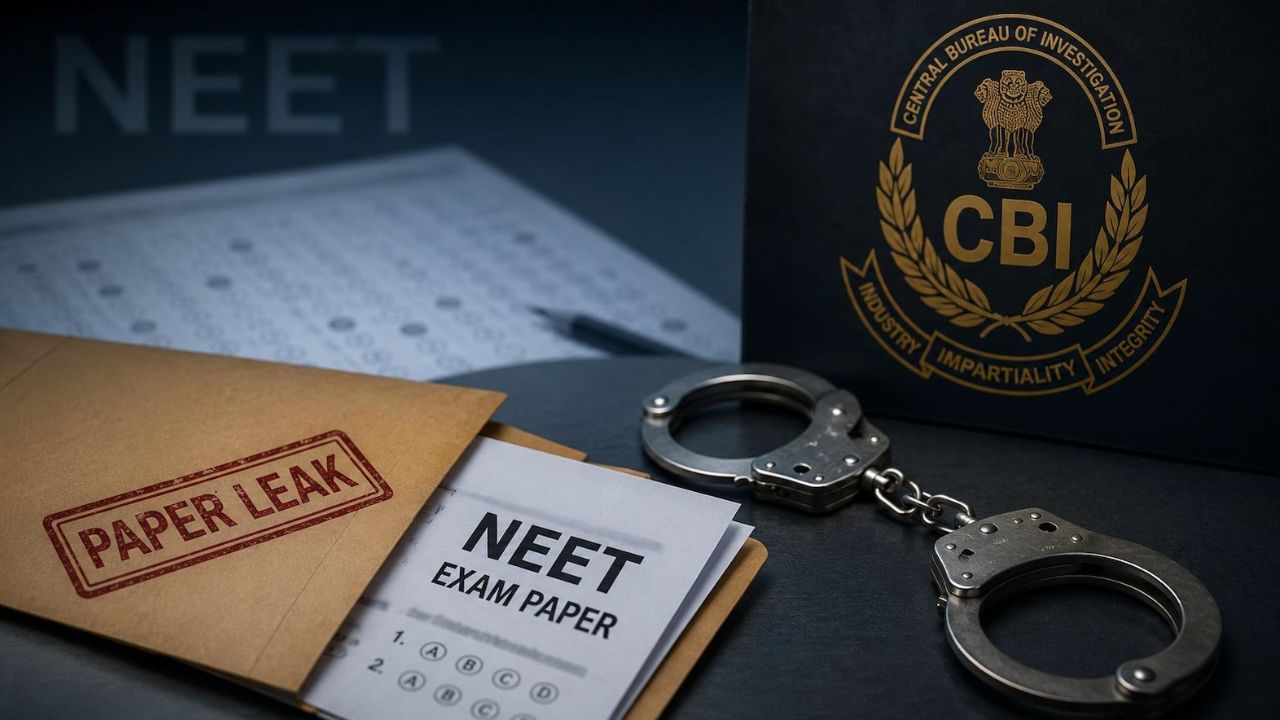 neet paper leak cbi chargesheet 13 accused 20000 pages