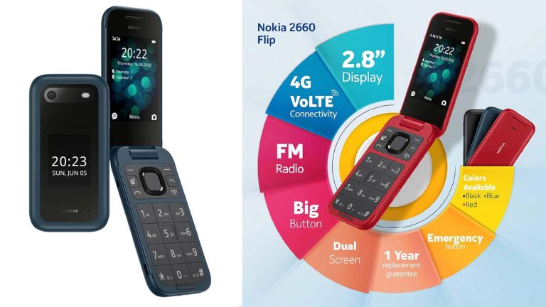 Nokia 2660 Flip 4G: రూ.4,999కే నోకియా 4G ఫ్లిప్ ఫోన్.. డ్యూయల్ డిస్‌ప్లే, 1450mAh బ్యాటరీతో Nokia 2660 Flip