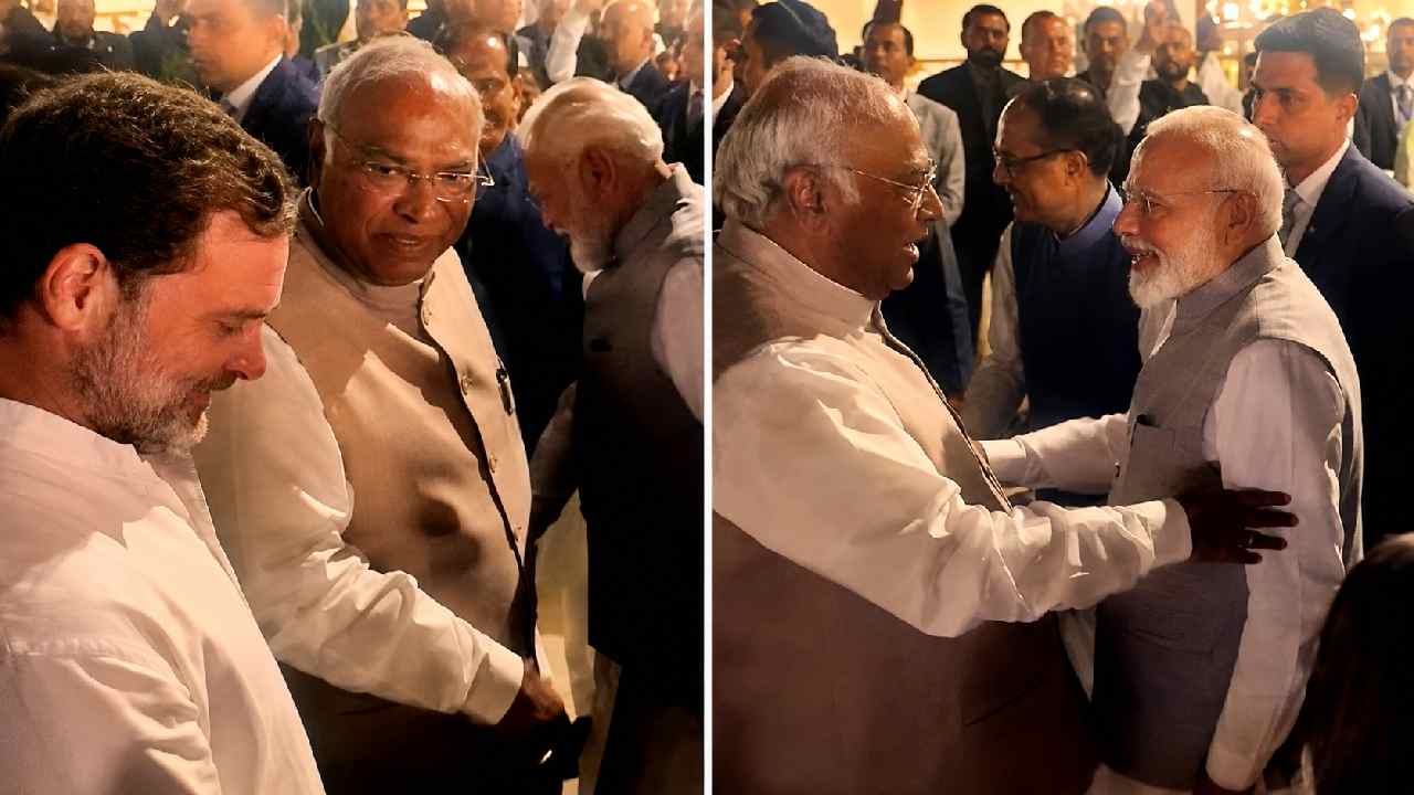 pm modi priyanka gandhi kharge viral video you have changed