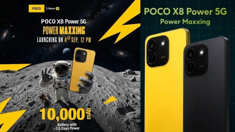 10,000mAh బ్యాటరీ, డ్యూయల్ టోన్ డిజైన్, AMOLED డిస్‌ప్లేతో సెప్టెంబర్ 4న రానున్న POCO X8 Power 5G..!