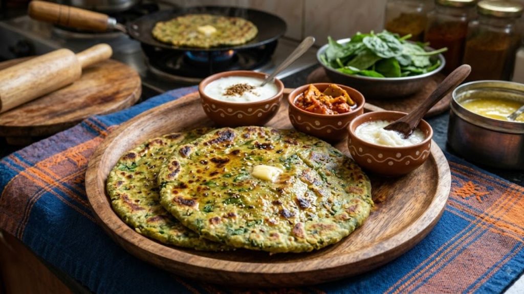 Palak Paratha