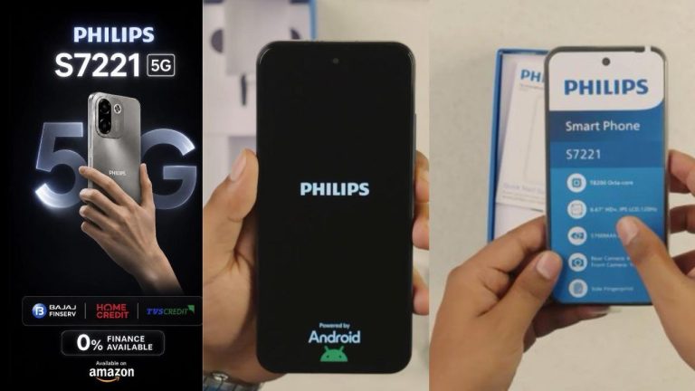 64MP కెమెరా, 5,700mAh బ్యాటరీతో వచ్చేసిన Philips S7221 5G ఫోన్.. ధర ఎంతంటే?