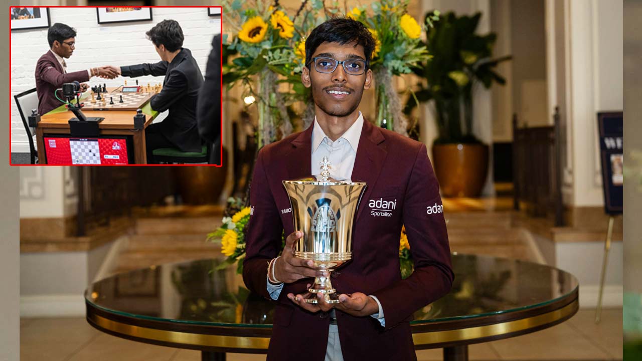 r praggnanandhaa wins grand chess tour st louis rapid blitz title in historic victory