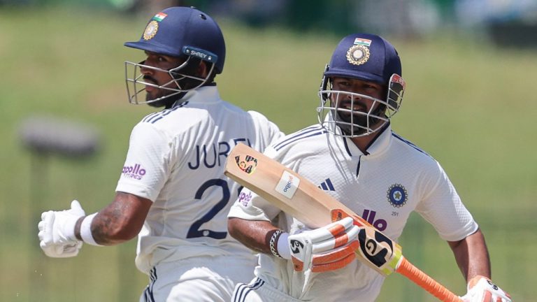 IND vs SL 2nd Test: పంత్, జురెల్ హాఫ్ సెంచరీలు.. లంచ్ సమయానికి భారత్ స్కోర్ అంతంటే?