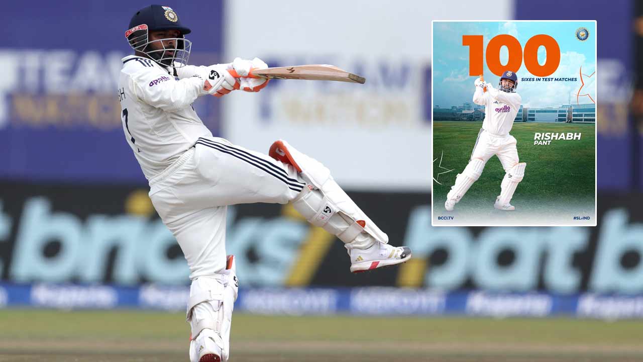 Rishabh Pant Record: టెస్టుల్లో 100 సిక్సర్లు.. పంత్‌ పేరిట ప్రపంచ రికార్డు!