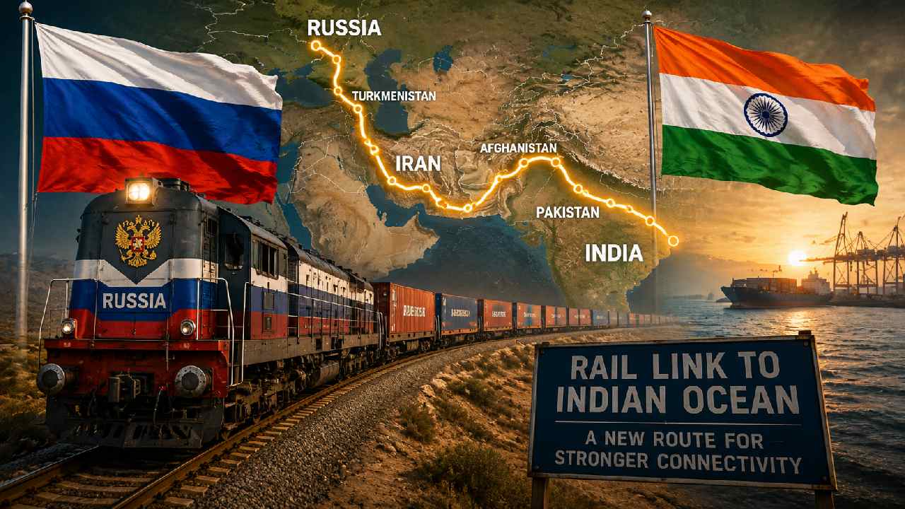 russia railway link indian ocean india