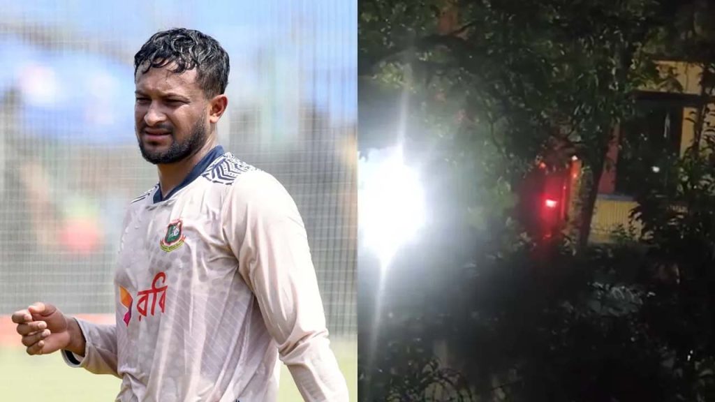 Shakib Al Hasan House Attac