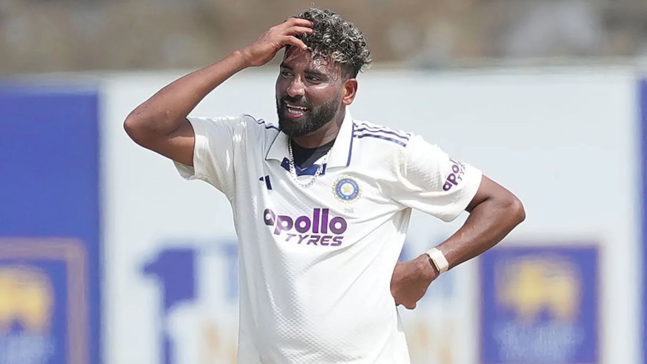 ind vs sl 1st test mohammed sirajs bullet throw scares umpire video viral
