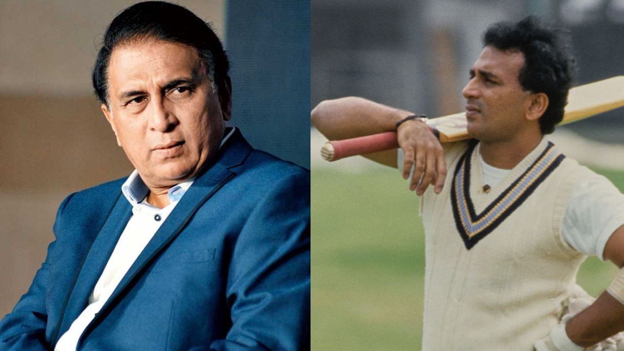 sunil gavaskar batted left handed to counter raghuram bhat in ranji trophy