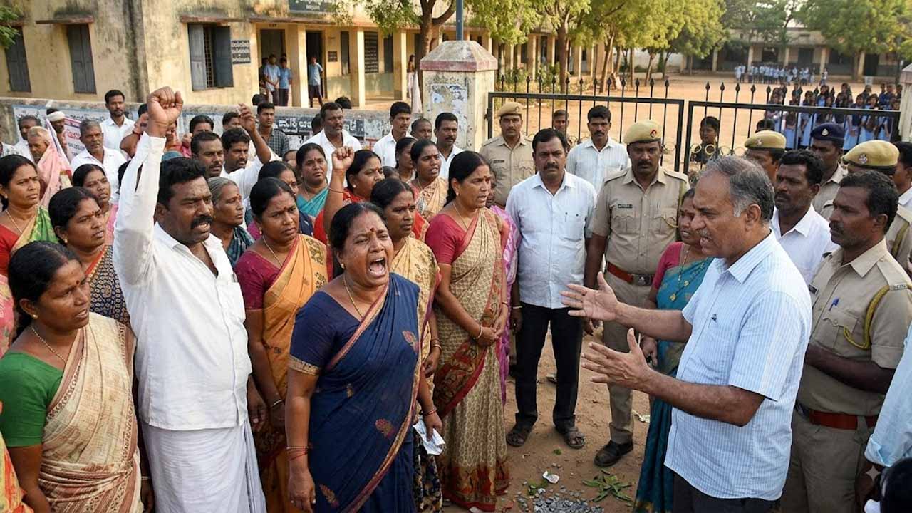 anantapur teacher suspended inappropriate behavior female students