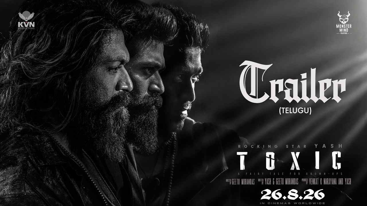 toxic trailer yashs toxic trailer released action packed mafia drama raises expectations