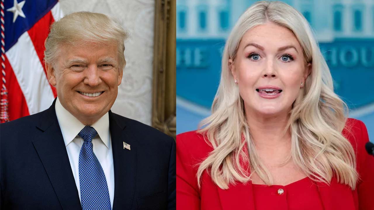 Trump-Leavitt: ‘ఆమె నా కంటే ఎక్కువగా పిల్లలనే ప్రేమిస్తుంది’.. ట్రంప్ చమత్కారం