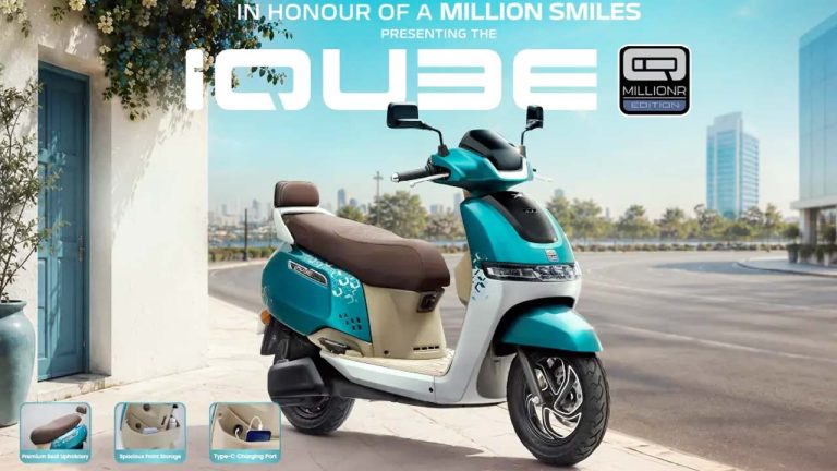 TVS iQube MillionR Edition: 145KM రేంజ్‌తో TVS iQube కొత్త అవతార్.. 35.5L స్టోరేజ్, USB-C పోర్ట్‌తో MillionR Edition!