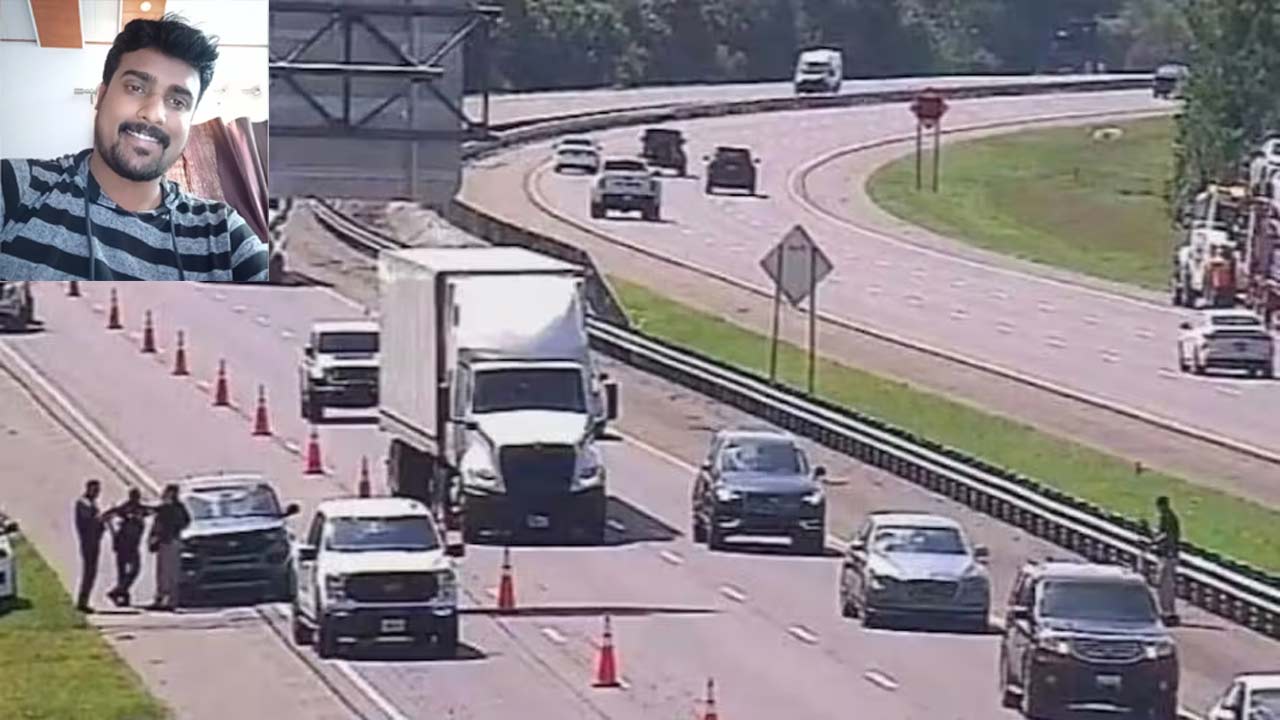 florida i95 crash three telangana students killed