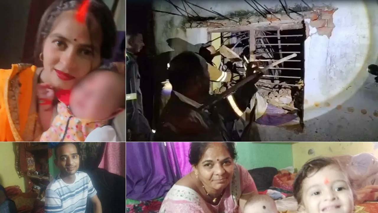 six of family killed as 100 year old house collapses in pratapgarh