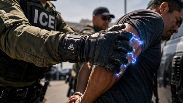 Electric Shock Gloves: అమెరికా దుర్మార్గం..వలసదారులపై కరెంట్‌ ‘షాక్‌’ అస్త్రం!