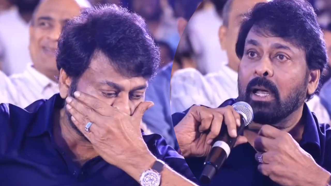 megastar chiranjeevi leaks mega158 title at korean kanakaraju event