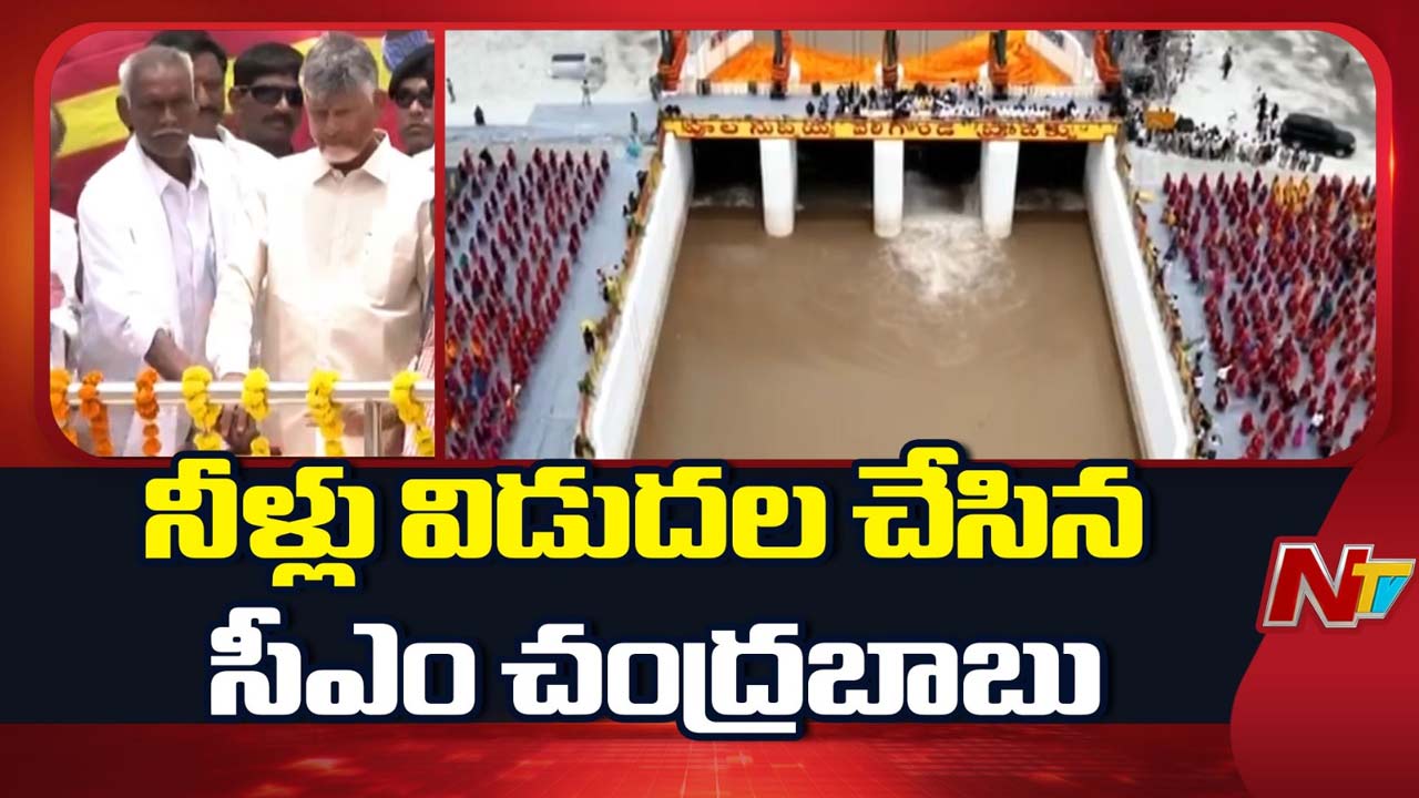 Veligonda Project Phase 1: వెలిగొండ ఫేజ్-1 ప్రారంభం.. 10.70 టీఎంసీల కృష్ణా జలాలు విడుదల చేసిన సీఎం చంద్రబాబు