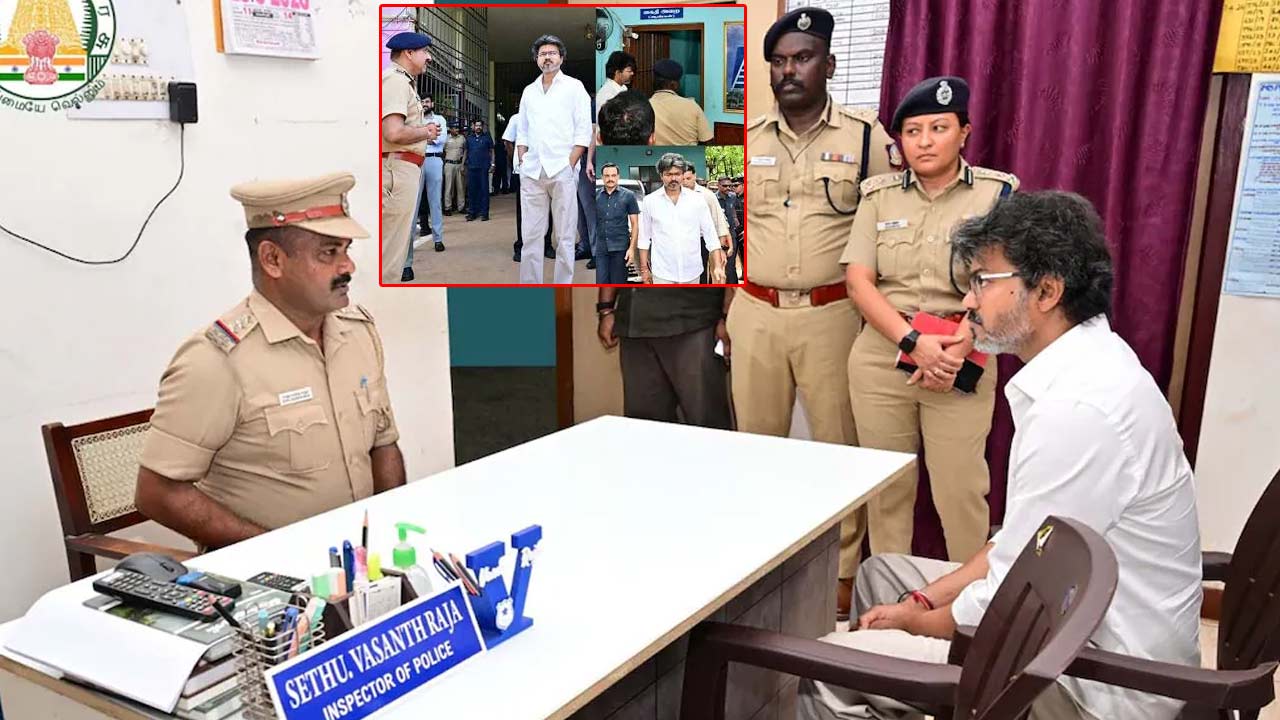 CM Vijay: పుజల్ జైలులో సీఎం విజయ్ సడన్ ఇన్‌స్పెక్షన్.. ఆసుపత్రి, లైబ్రరీ, కంప్యూటర్ సెంటర్ తనిఖీ