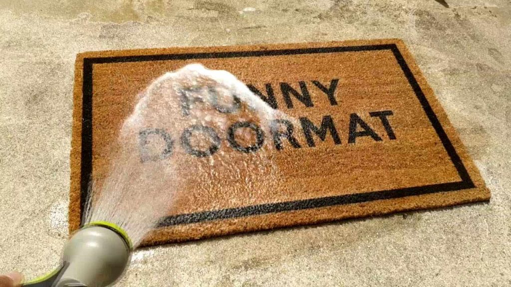 Door Mat Cleaning