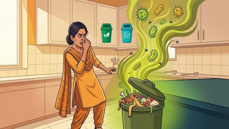 Cleaning Hacks : కిచెన్ డస్ట్‌బిన్ స్మెల్ కొడుతోందా.? ఇలా చేస్తే క్షణాల్లో క్లీన్.!