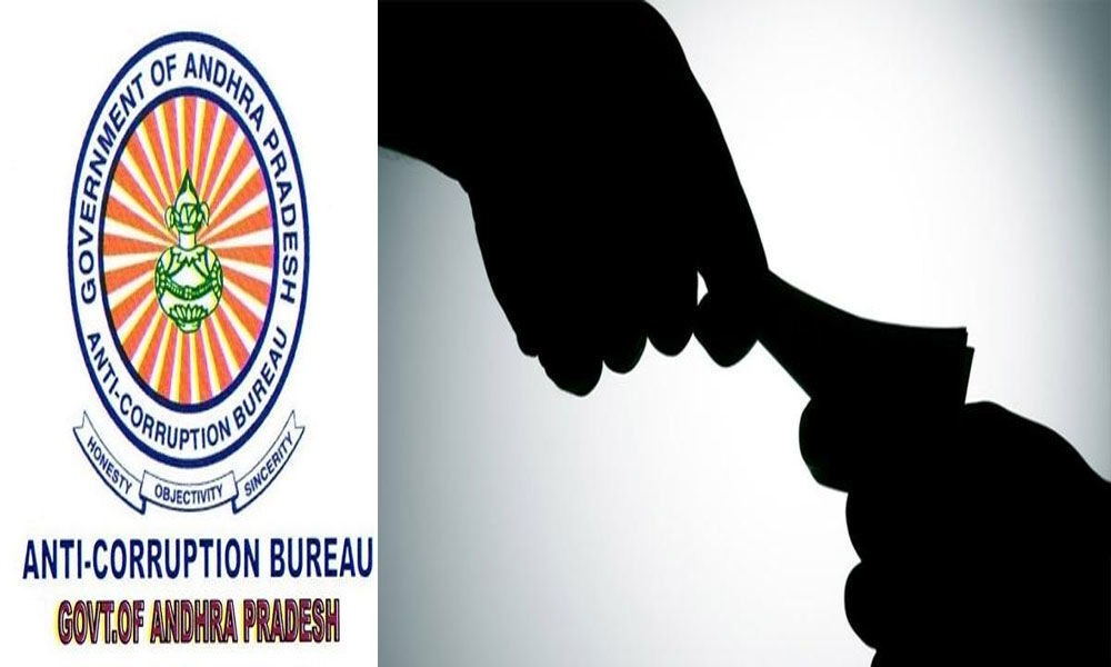 konaseema ryali vro caught by acb bribe land mutation