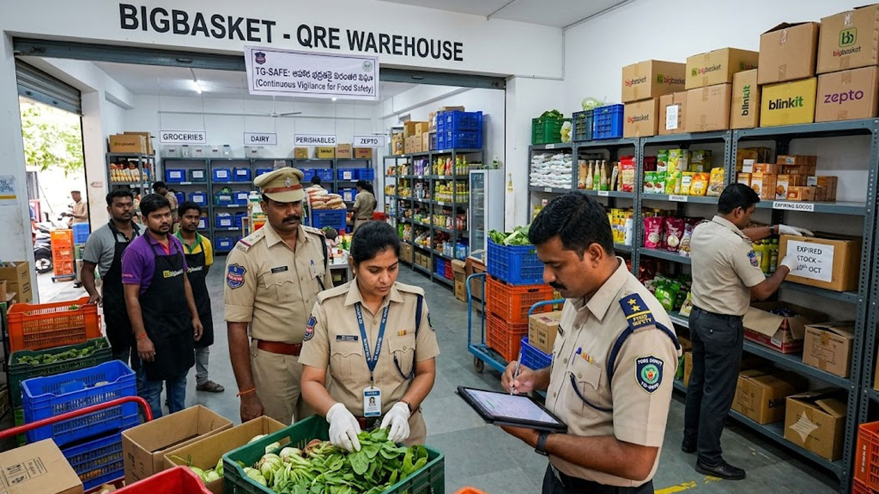 Hyderabad Food Safety Raids: బిగ్‌బాస్కెట్‌, బ్లింకిట్‌, జెప్టోకు షాక్.. 20 డార్క్‌ స్టోర్లలో టీజీ సేఫ్ ఆకస్మిక తనిఖీలు