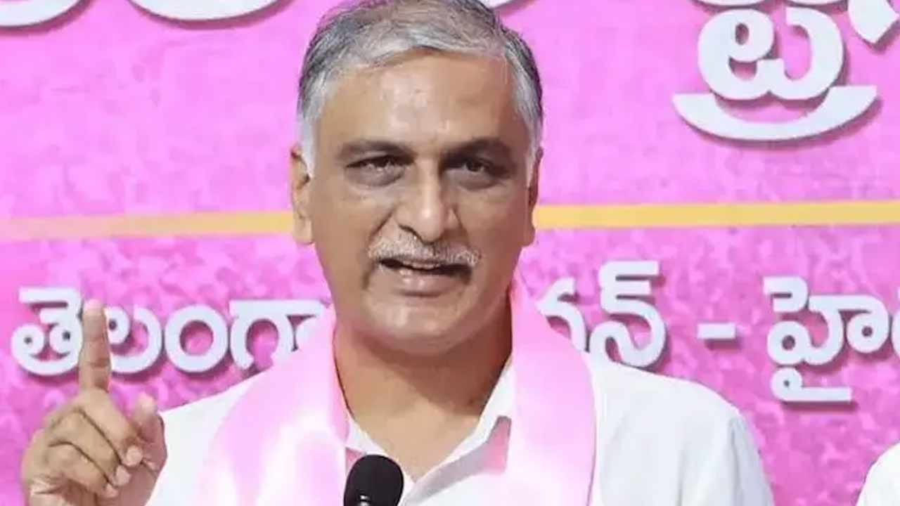 22a lands harish rao allegations telangana