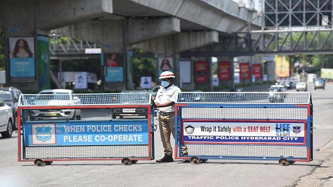 raj bhavan at home traffic restrictions hyderabad