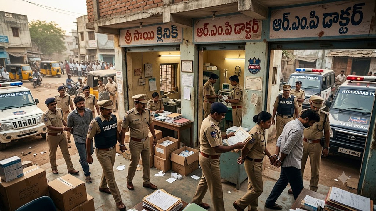 hyderabad task force arrests 11 fake doctors fake medical degree certificates