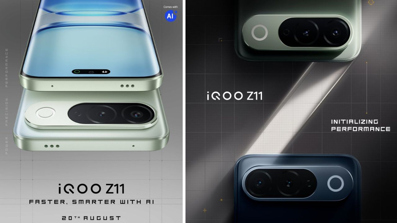 iqoo z11 india launch confirmed for august 20 with ai features design revealed