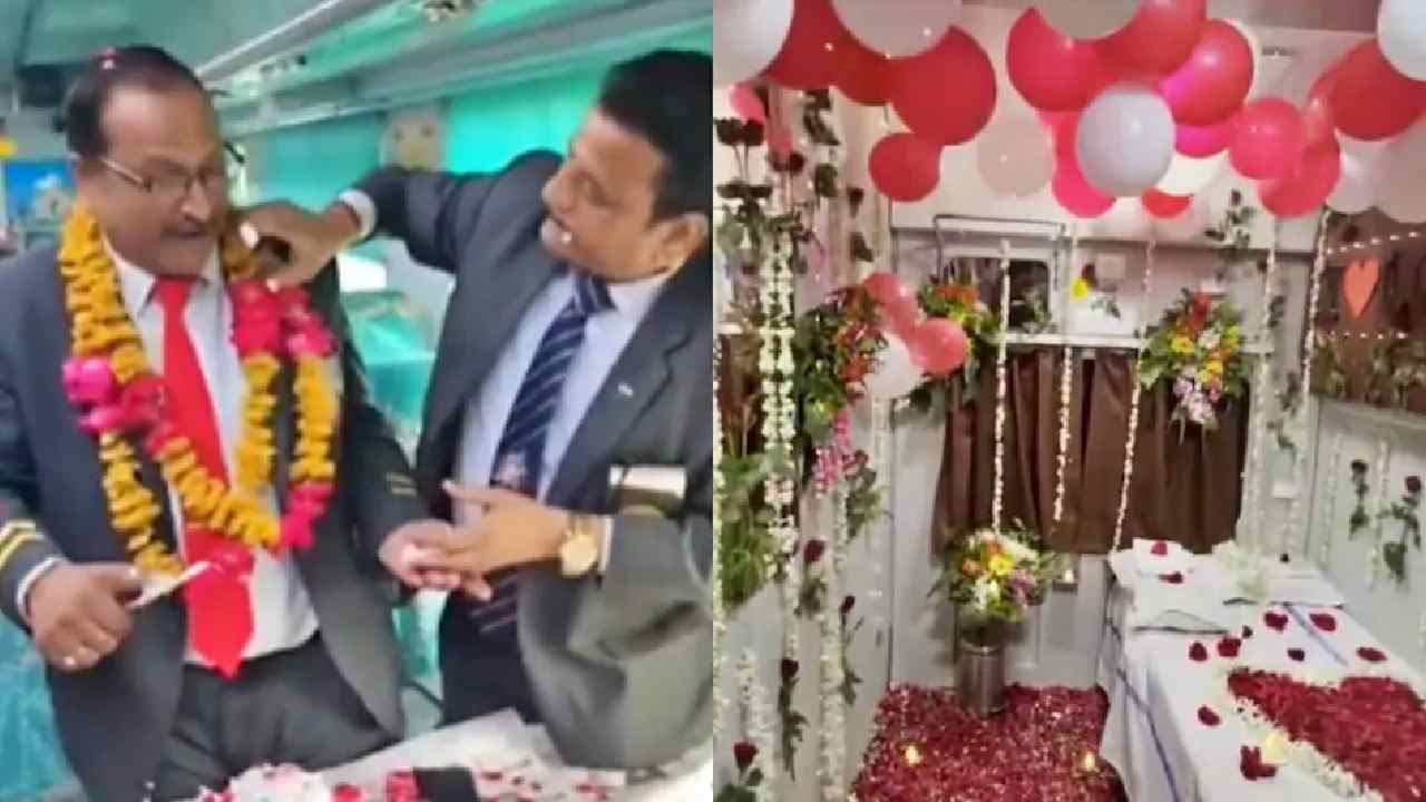 shatabdi express birthday celebration viral video railway probe
