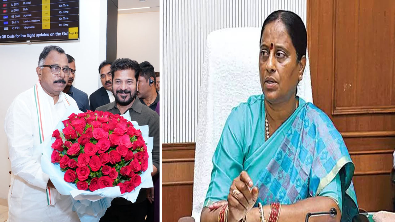 telangana congress konda surekha disciplinary committee report mallu ravi