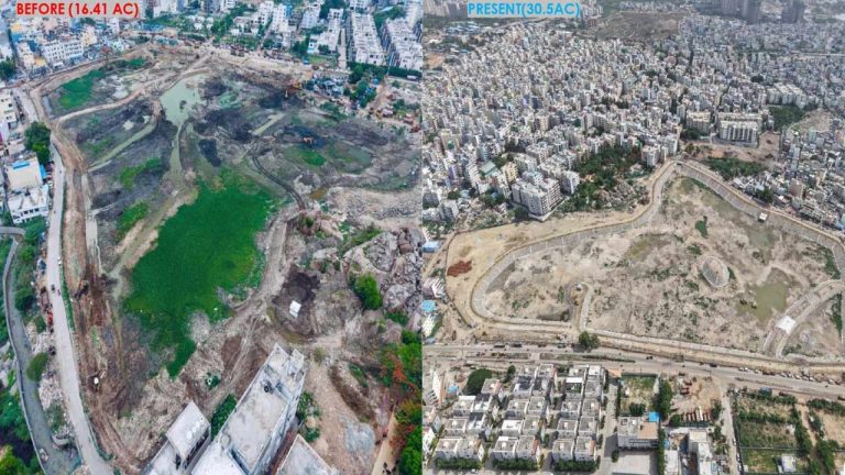 HYDRAA : మురుగు చెరువు నుంచి టూరిజం స్పాట్.. సున్నం చెరువు సరికొత్త లుక్.!