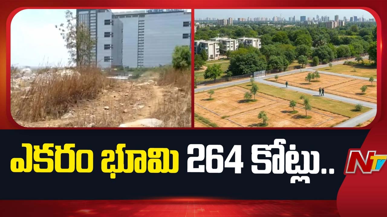 raidurg land auction record price hyderabad
