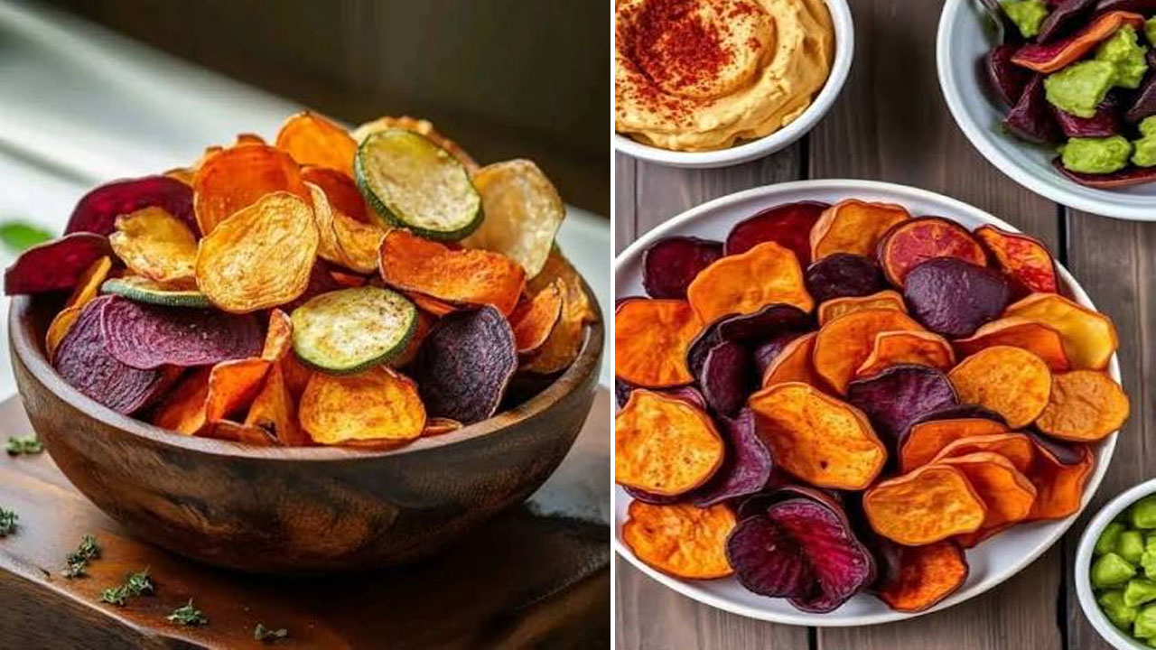 Vegetable Chips: బయట ఫుడ్స్‌కి గుడ్‌బై.. ఇంట్లోనే చుక్క నూనె లేకుండా క్రిస్పీ, హెల్తీ వెజిటెబుల్ చిప్స్ రెడీ..
