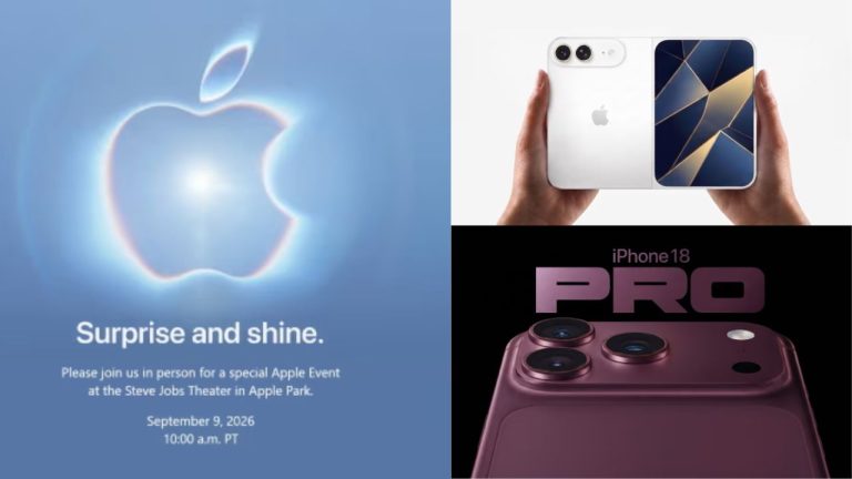 నేడే Apple Surprise and Shine Event.. ఫోల్డబుల్ iPhoneతో పాటు iPhone 18 Pro, కొత్త Apple Watchలు.. ఇంకా ఏం రాబోతున్నాయంటే?