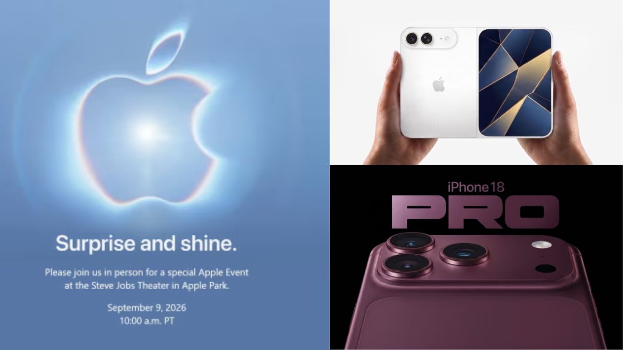 నేడే Apple Surprise and Shine Event.. ఫోల్డబుల్ iPhoneతో పాటు iPhone 18 Pro, కొత్త Apple Watchలు.. ఇంకా ఏం రాబోతున్నాయంటే?
