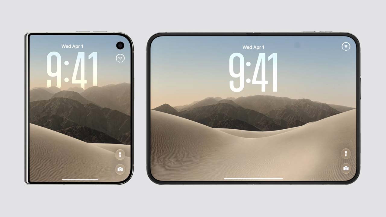 Apple iPhone Duo: Apple తొలి ఫోల్డబుల్ ఫోన్ iPhone Duo వచ్చేసింది.. A20 Pro చిప్, 2TB స్టోరేజ్, 48MP కెమెరా