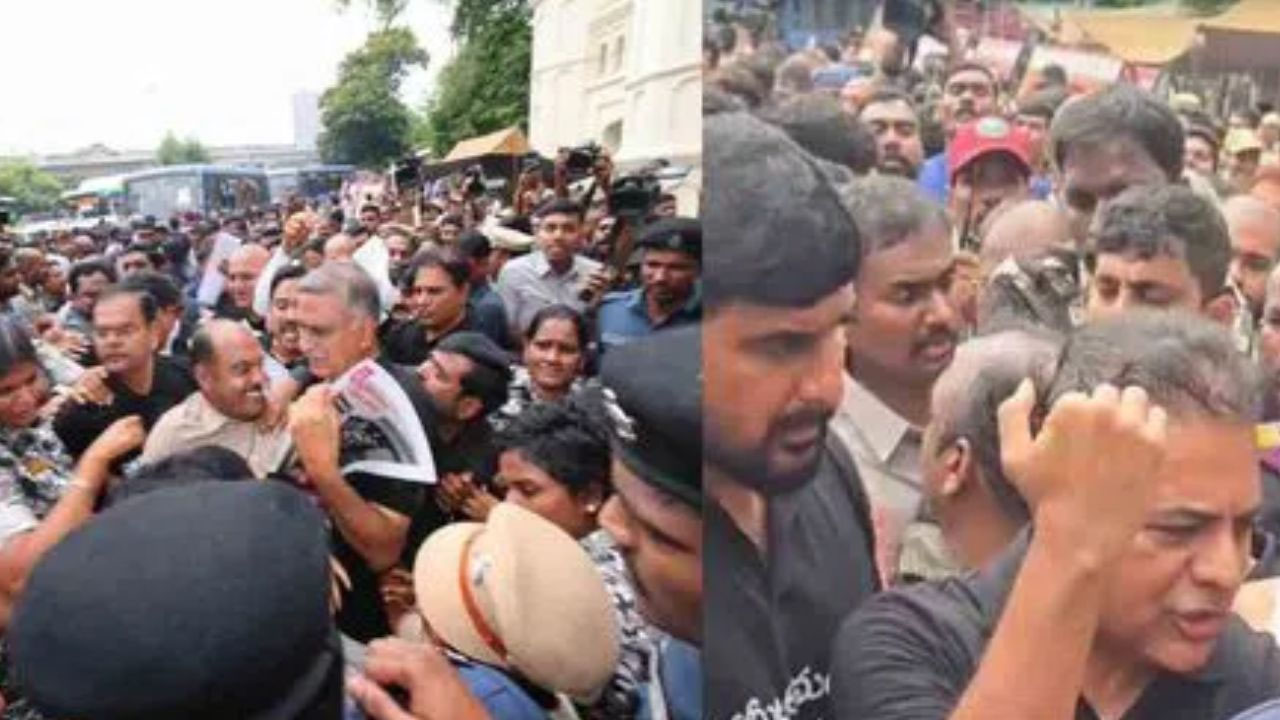 Telangana Assembly: మహిళా పోలీసుల విధులకు ఆటంకం.. కేటీఆర్, హరీశ్‌రావు సహా పలువురిపై మరో కేసు