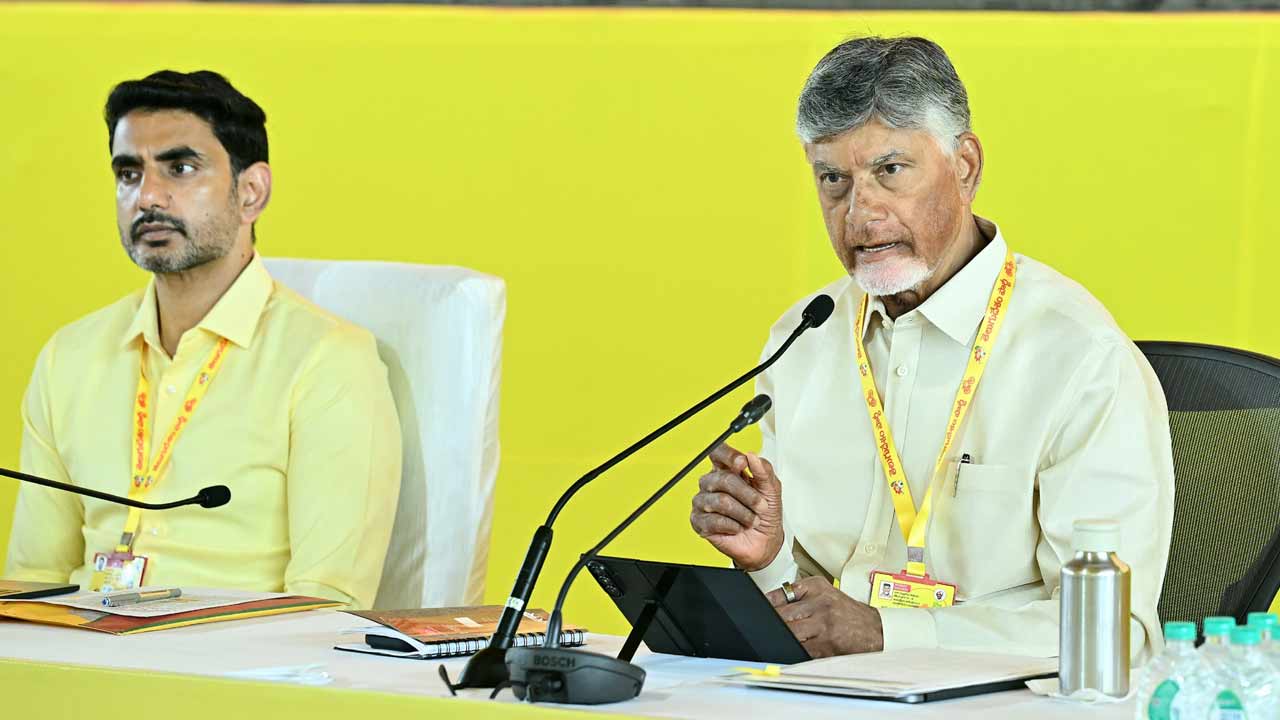 cm chandrababus leadership conclave message to tdp mlas