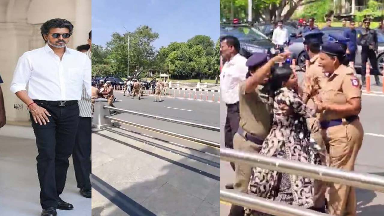 CM Vijay: సీఎం విజయ్‌కు షాక్.. కాన్వాయ్‌లోకి దూకిన దంపతులు.. పోలీసులు హడల్