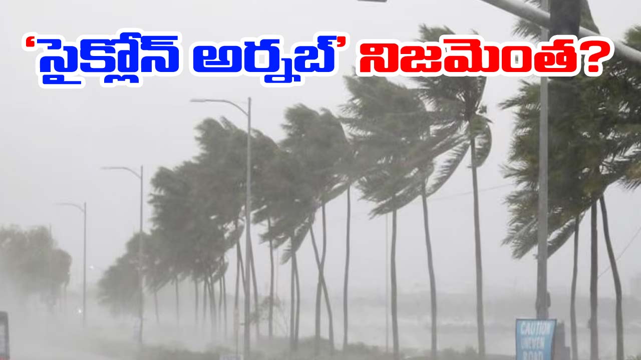 cyclone arnab fake news imd clarification bay of bengal deep depression