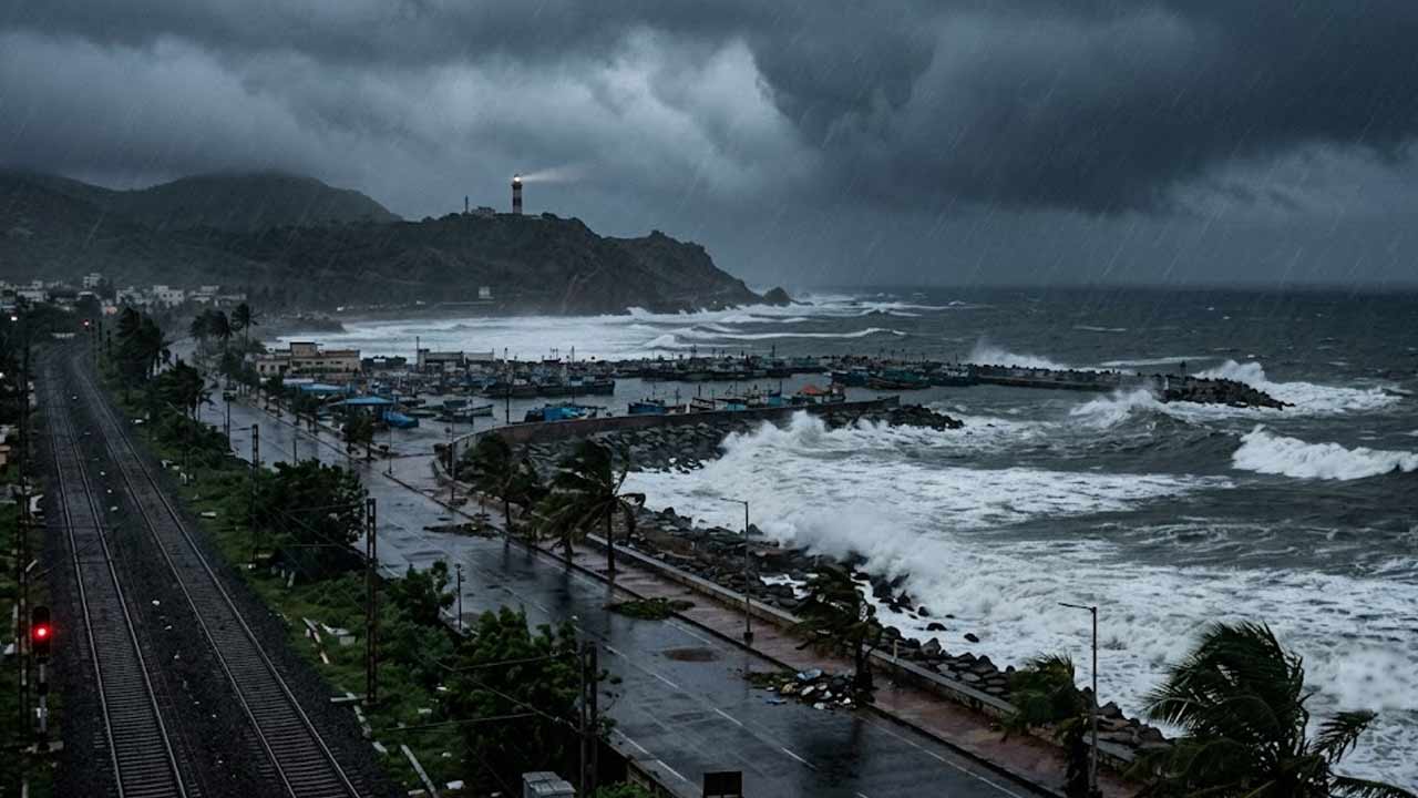 cyclone impact trains cancelled schools closed in north andhra