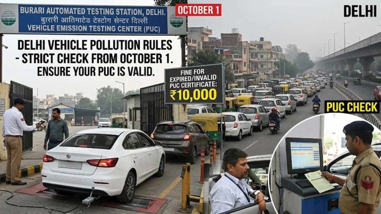 Delhi PUC Rules: వాహనదారులకు అలర్ట్.. PUC గడువు ముగిసిందా? అక్టోబర్‌ 1 నుంచి రూ.10 వేల వరకు చలాన్